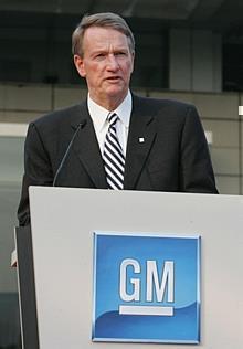 General Motors Corp. Chairman and CEO Rick Wagoner.